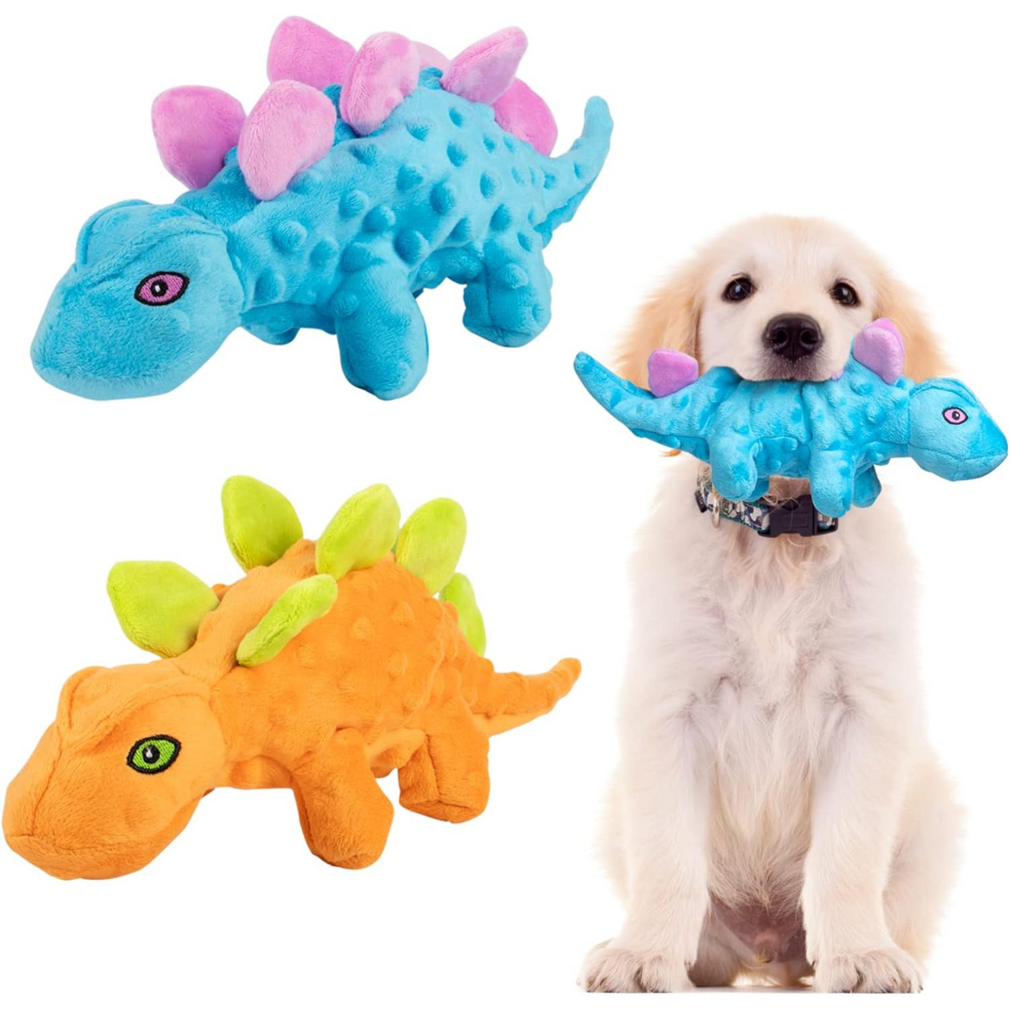 Stegosaurus Dog Toy – Durable Dino Fun for Chewy Pups