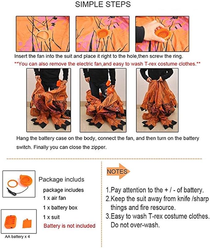 Buy T-rex Inflatable Costume Online