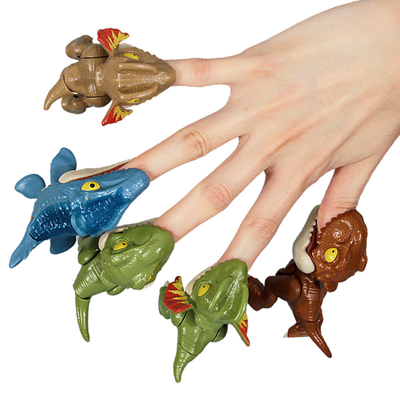 Interactive Finger Biting Dino Toy Set