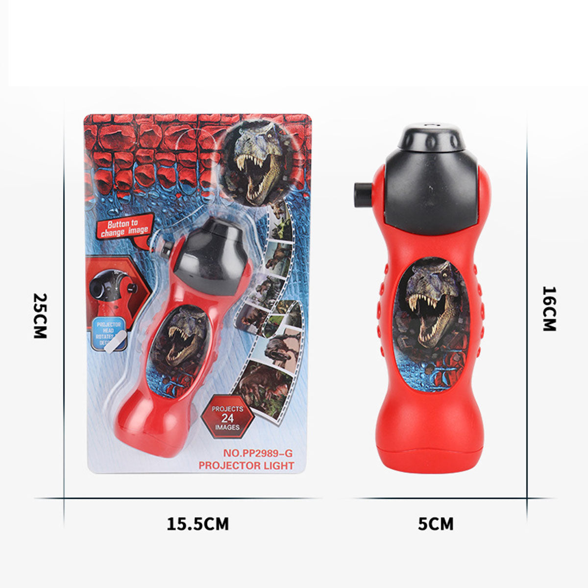 Dinosaur Projector Toy – Educational Light Torch