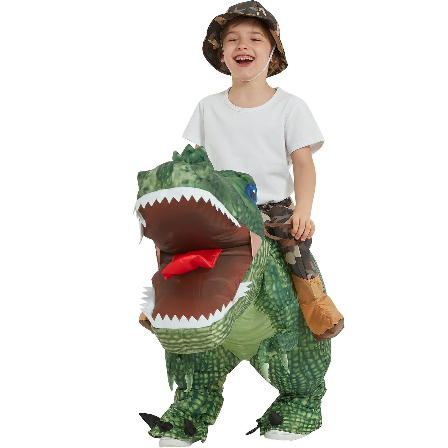 Inflatable Ride-On T-Rex Dinosaur Costume