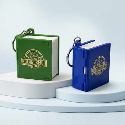 Dinosaur toys Folding Pop-Up Book Keychain