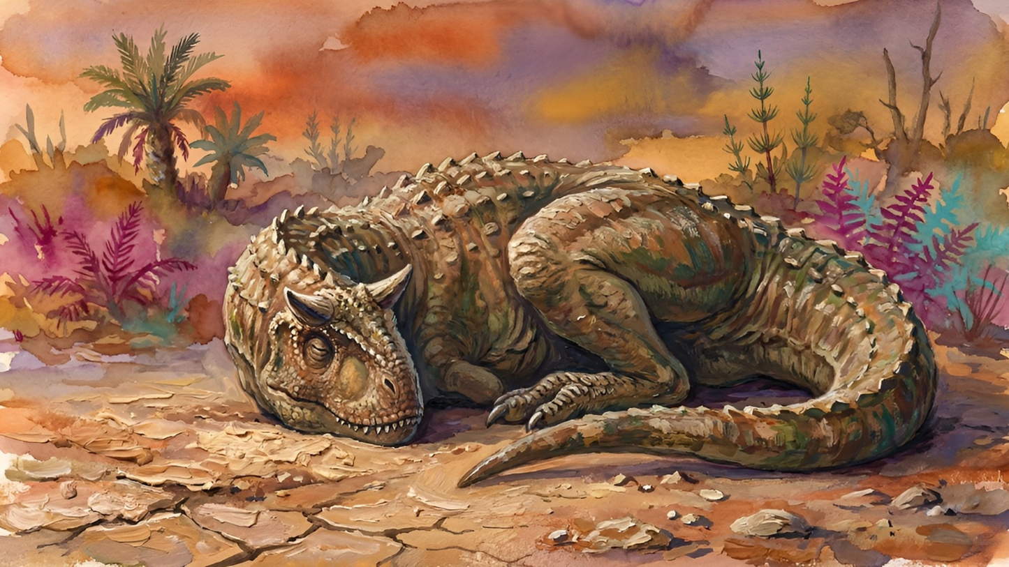 Carnotaurus | Sleeping Dinosaurs Posters