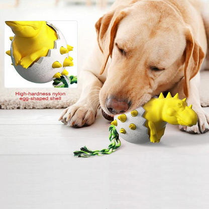 Pet Bite-Resistant Interactive Puzzle Dinosaur