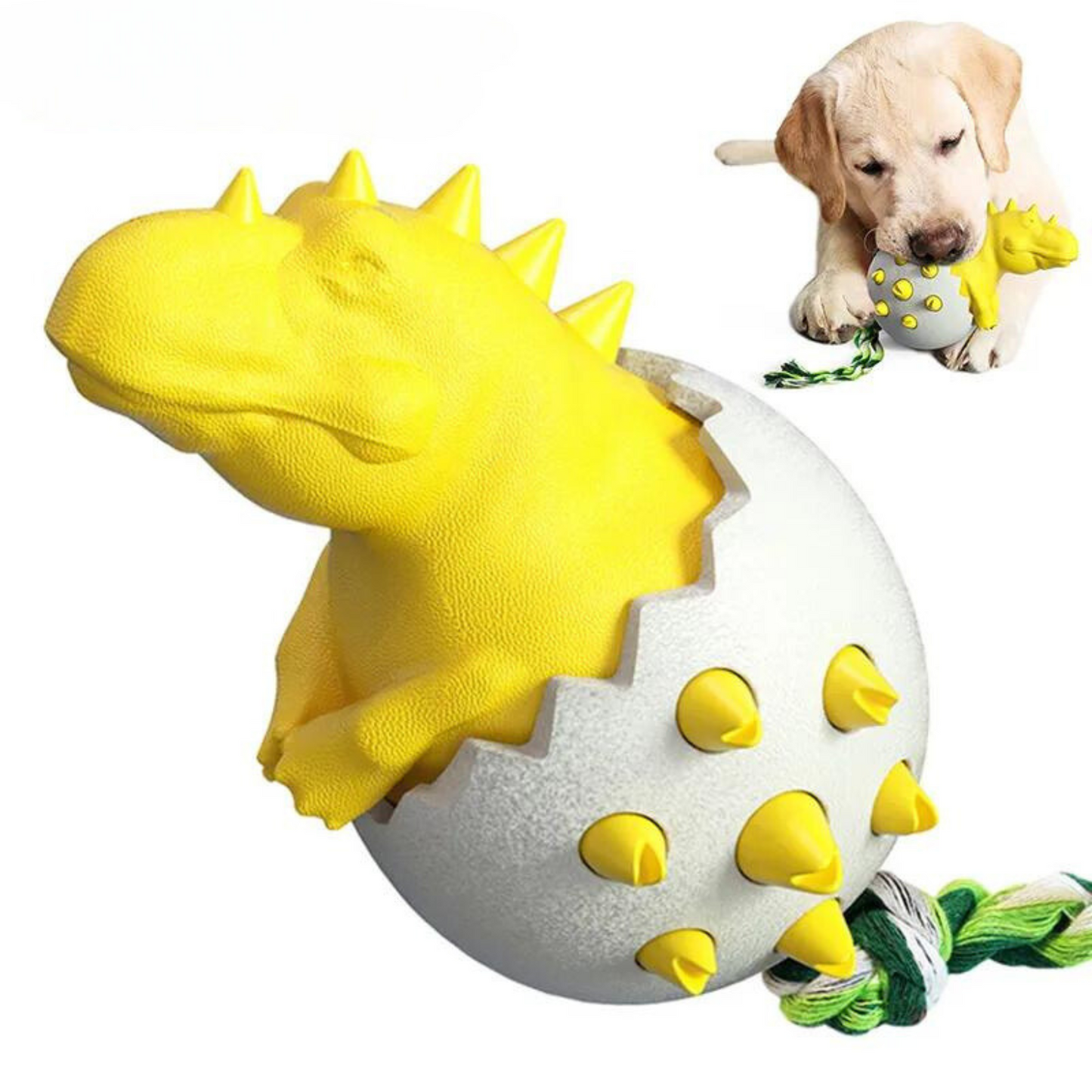 Pet Bite-Resistant Interactive Puzzle Dinosaur