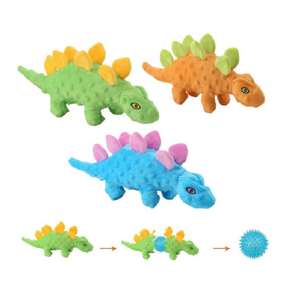 Stegosaurus Dog Toy