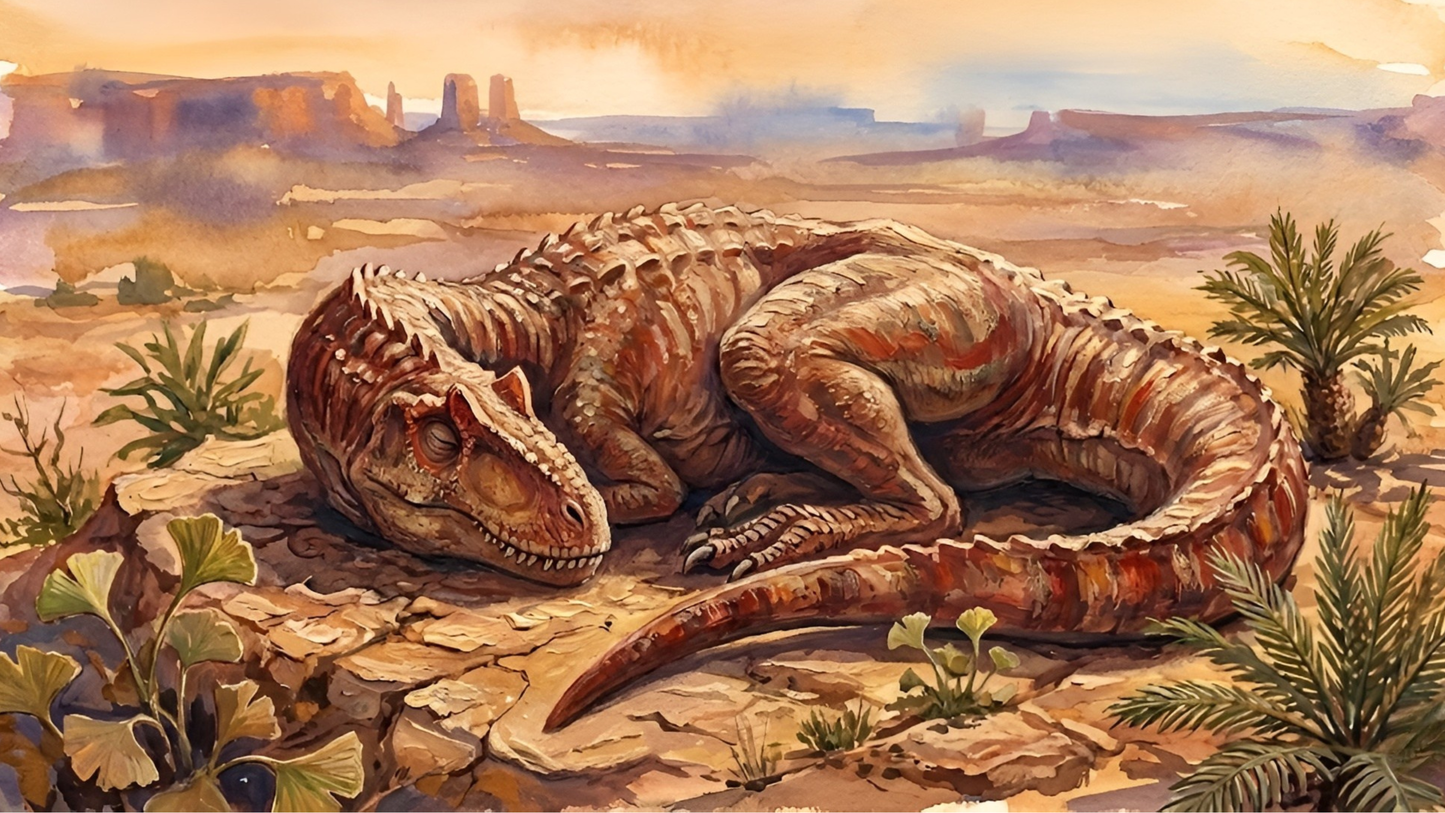 Allosaurus | Sleeping Dinosaurs Posters