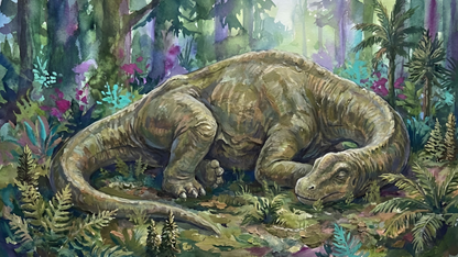 Brachiosaurus | Sleeping Dinosaurs Posters (Copy)