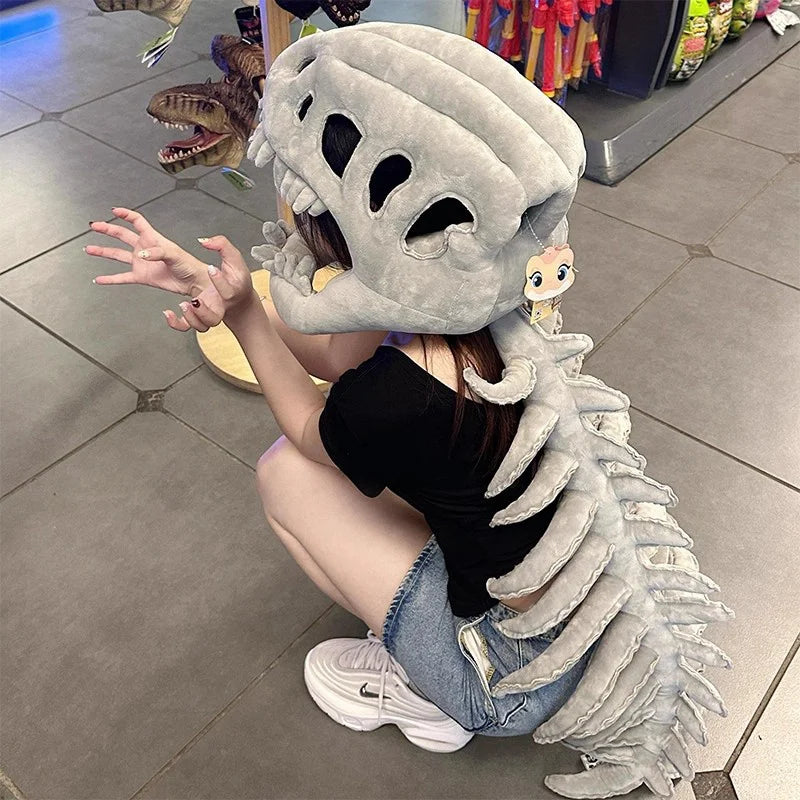 Large Dinosaur Skeleton Plush Toy