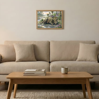 Triceratops | Sleeping Dinosaurs Posters