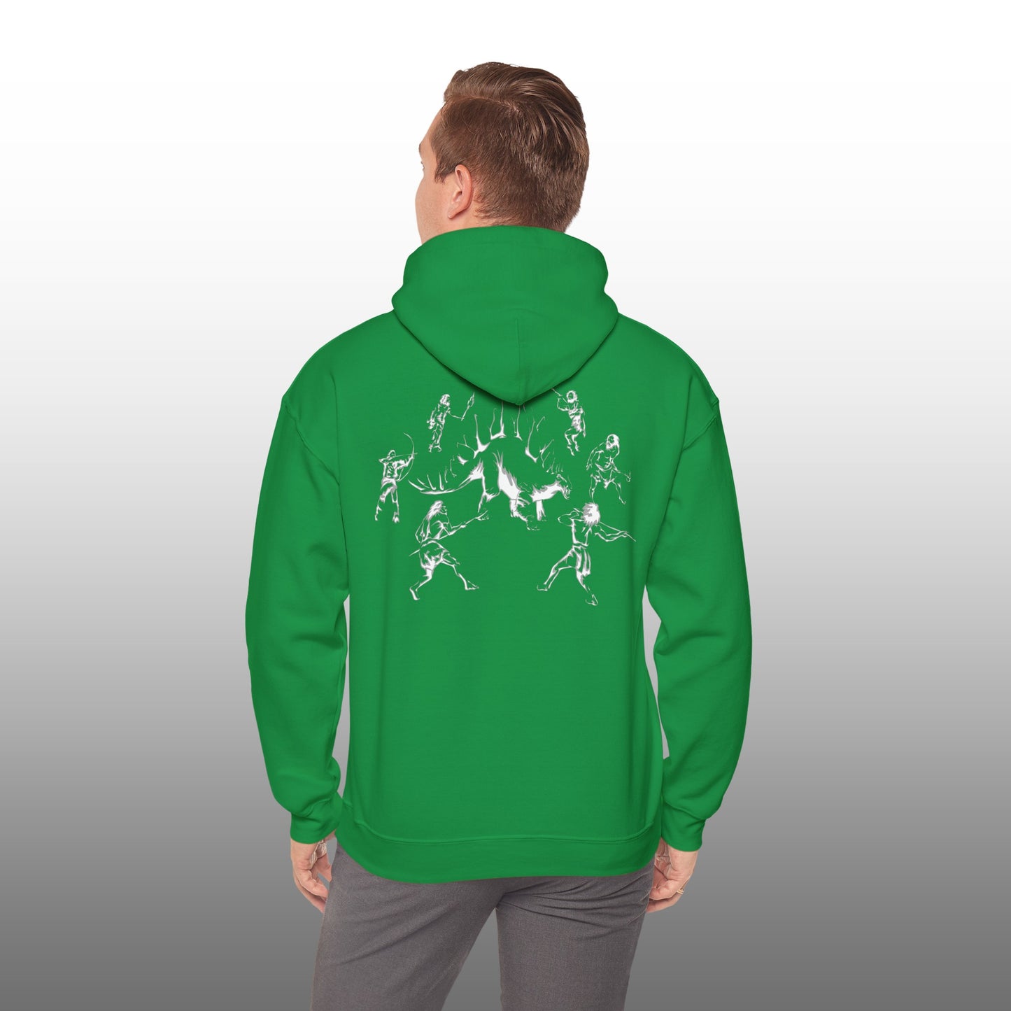 Caveman Hunt Hoodie Adult