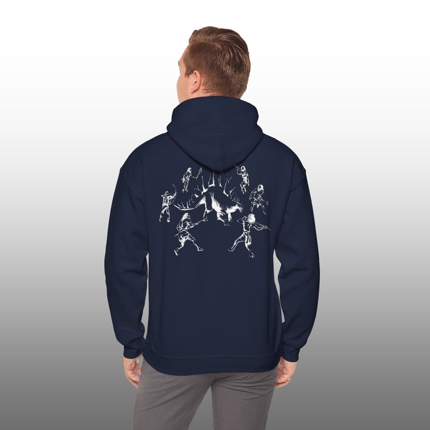 Caveman Hunt Hoodie Adult