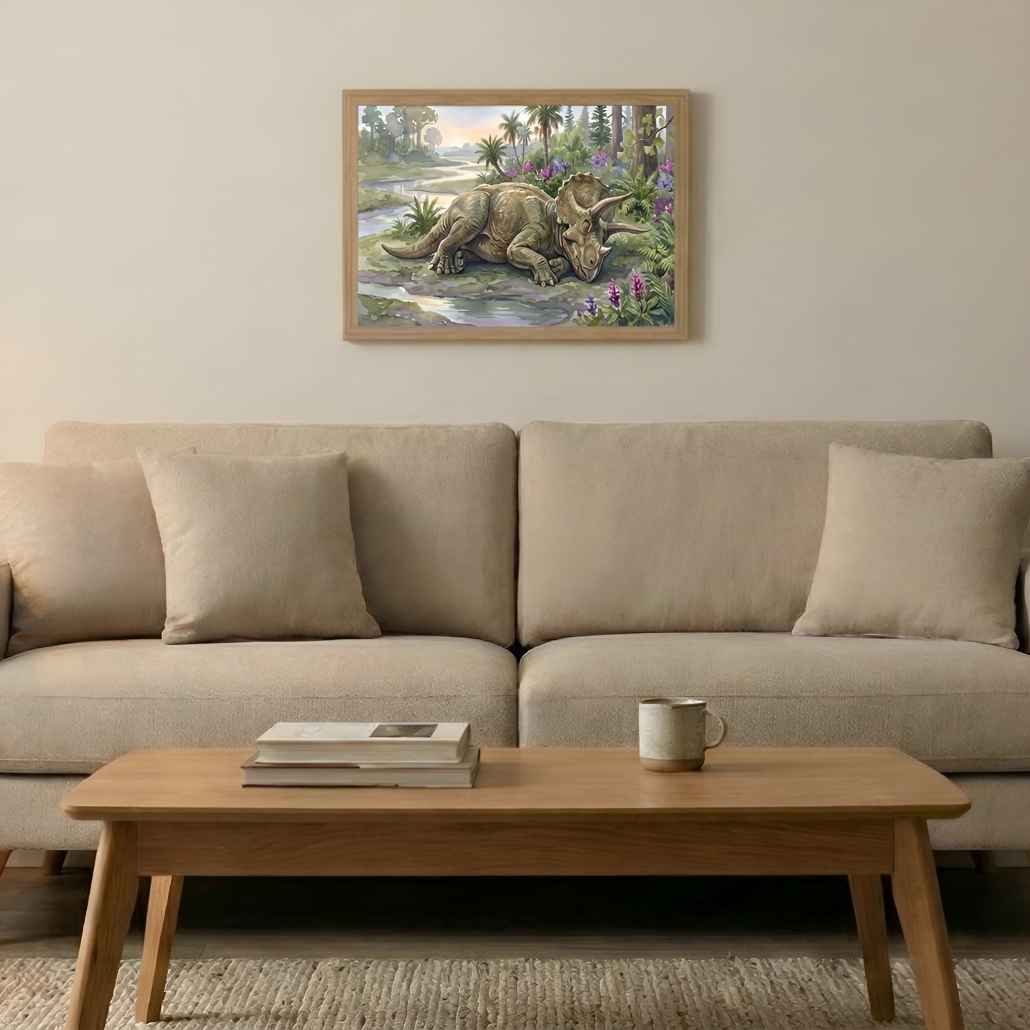 Triceratops | Sleeping Dinosaurs Posters