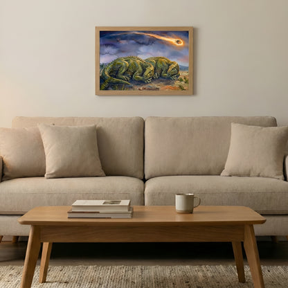 Iguanodon | Sleeping Dinosaurs Posters