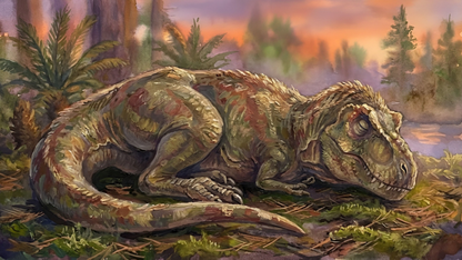 Tyrannosaurus Rex | Sleeping Dinosaurs Posters