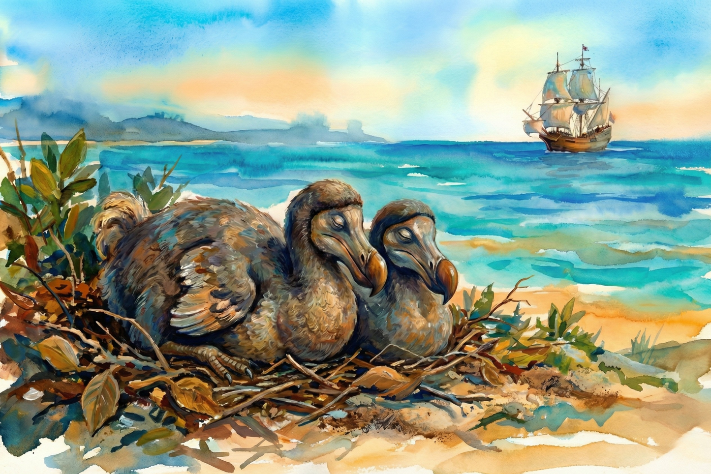 Dodo | Sleeping Dinosaurs Posters