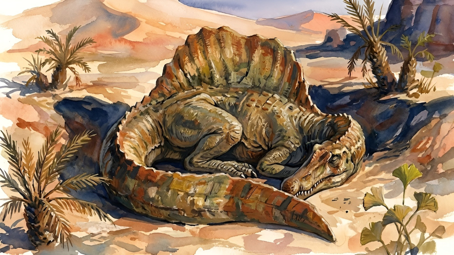 Spinosaurus Aegyptiacus | Sleeping Dinosaurs Posters