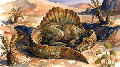 Spinosaurus Aegyptiacus | Sleeping Dinosaurs Posters