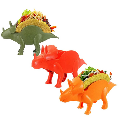Tricerataco Dinosaur Taco Holder – Fun & Functional! 2 Taco's hold