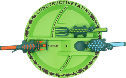 Dinosaur Dinnerware Plate & Utensil Set