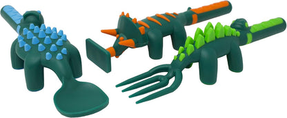 Dinosaur Dinnerware Plate & Utensil Set
