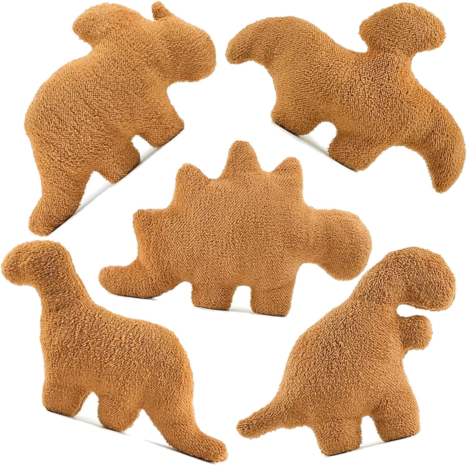 Dino Nugget Plush Pillow – Cute & Cozy