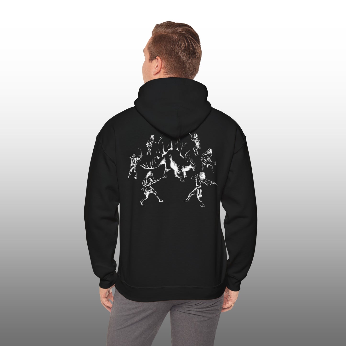 Caveman Hunt Hoodie Adult