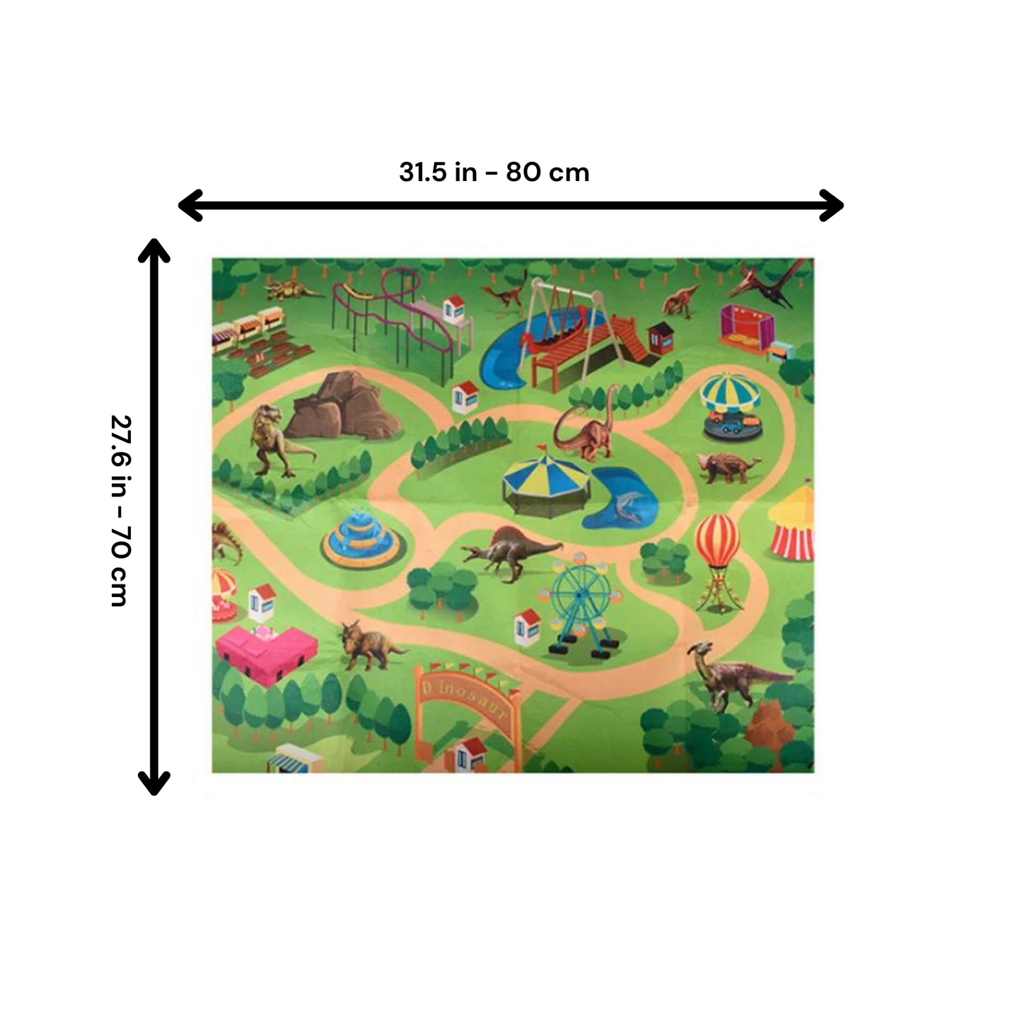 Dinosaur toys Play Mat 52 Pcs