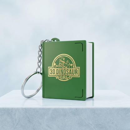 Dinosaur toys Folding Pop-Up Book Keychain