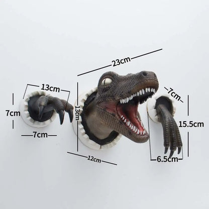 Hot 3D Wall Dinosaur Sculpture