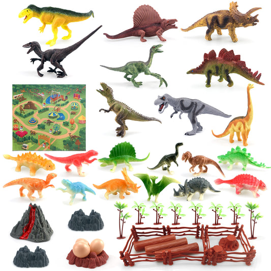 Dinosaur toys Play Mat 52 Pcs