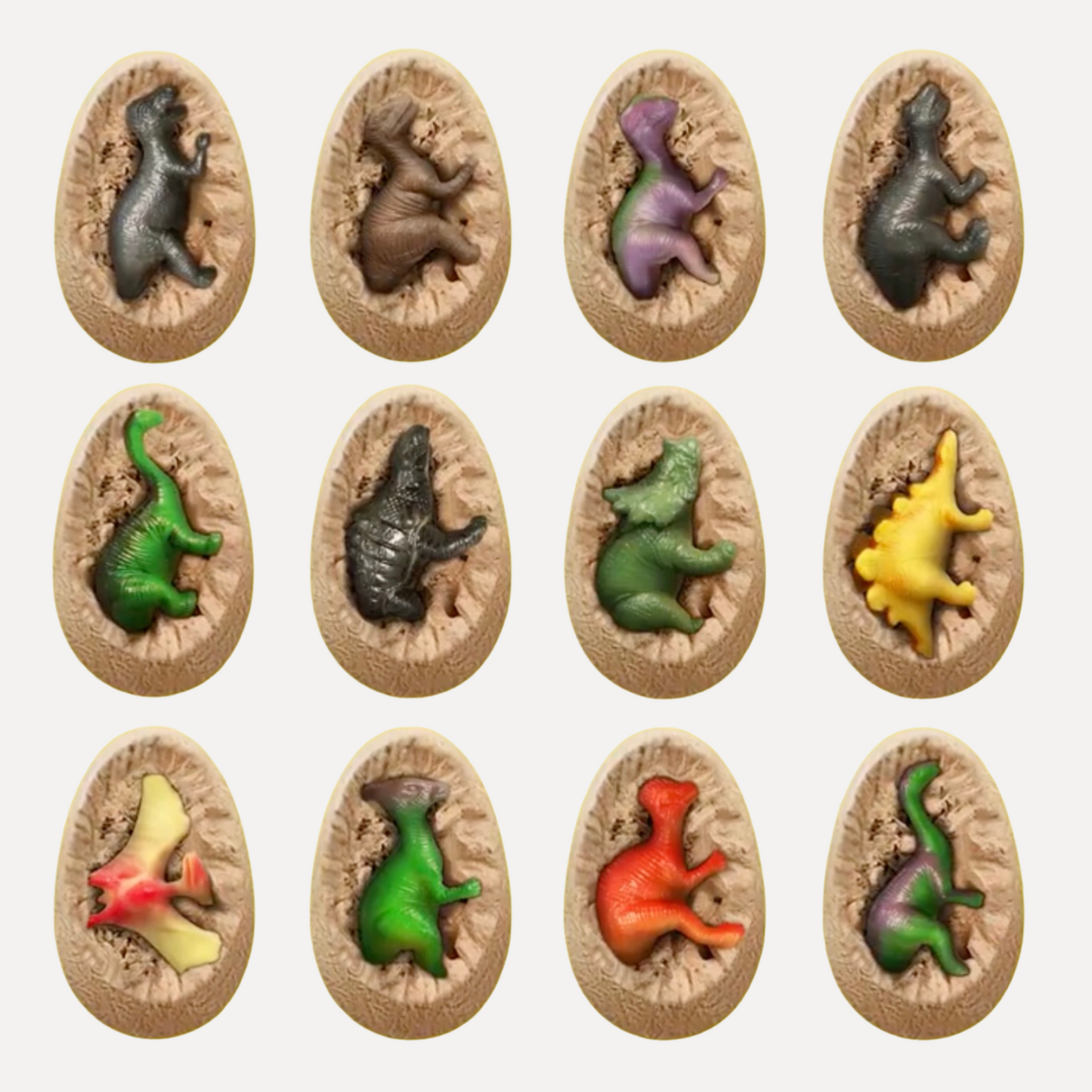 Dinosaur toys Egg Fossil Excavation