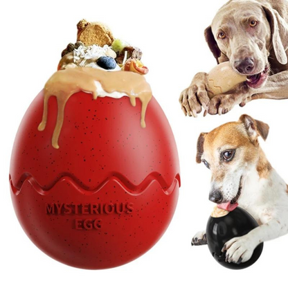 Dinosaur Dog Toy Egg for Aggressive Chewers