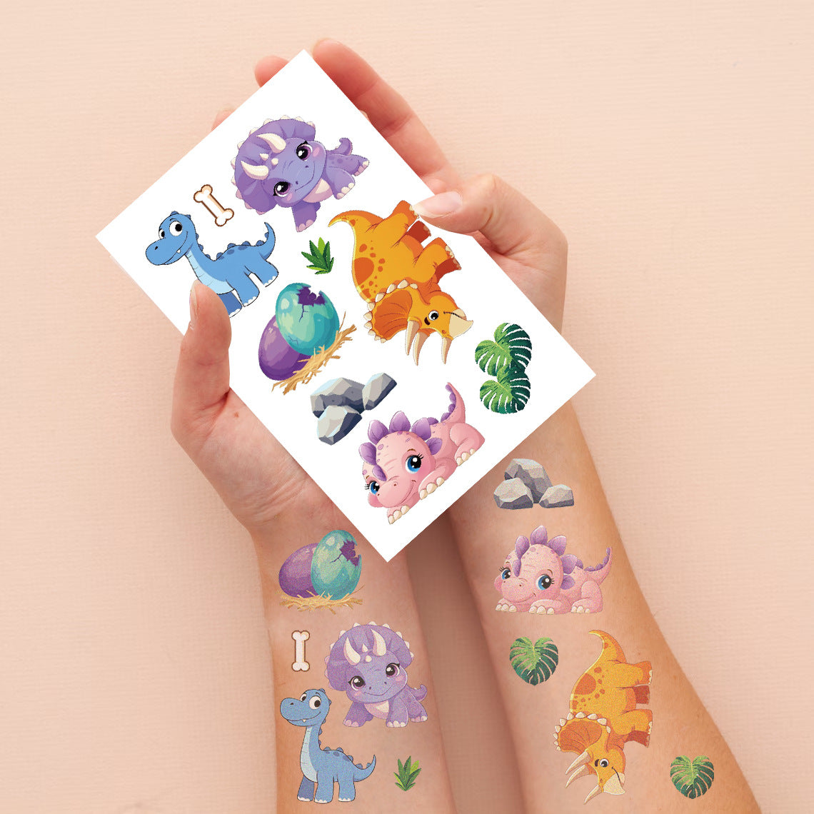 Dinosaur Waterproof Temporary Tattoo Stickers