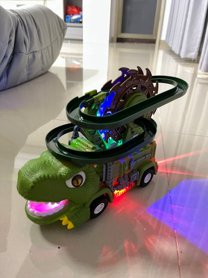 Triceratops electric universal boy toy dinosaur car