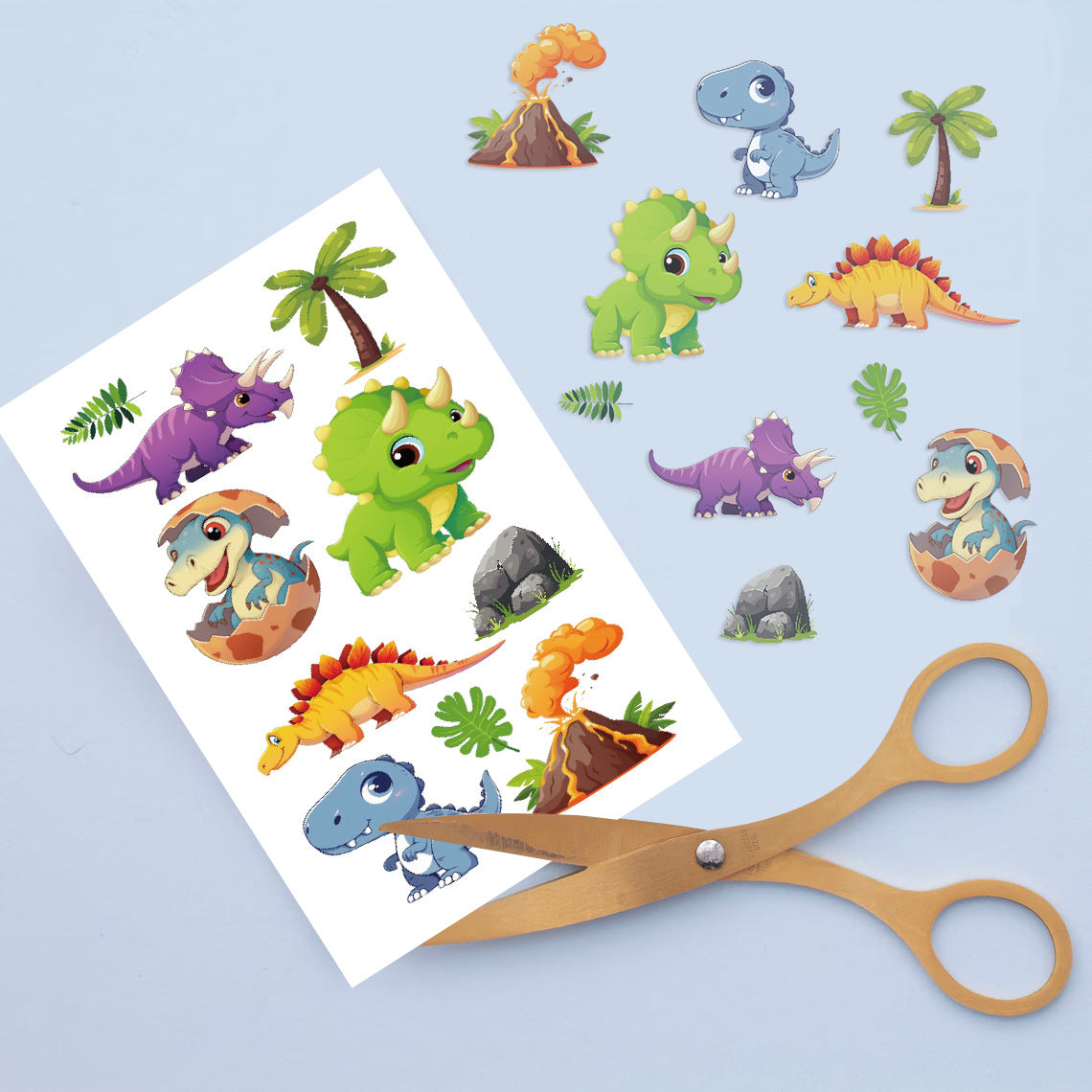 Dinosaur Waterproof Temporary Tattoo Stickers