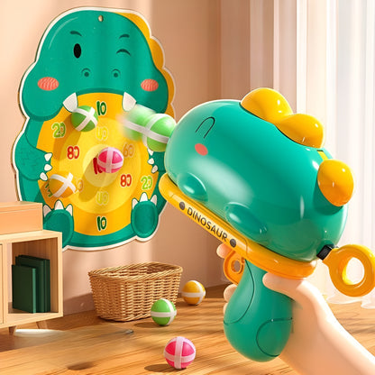 Dinosaur sticky ball gun