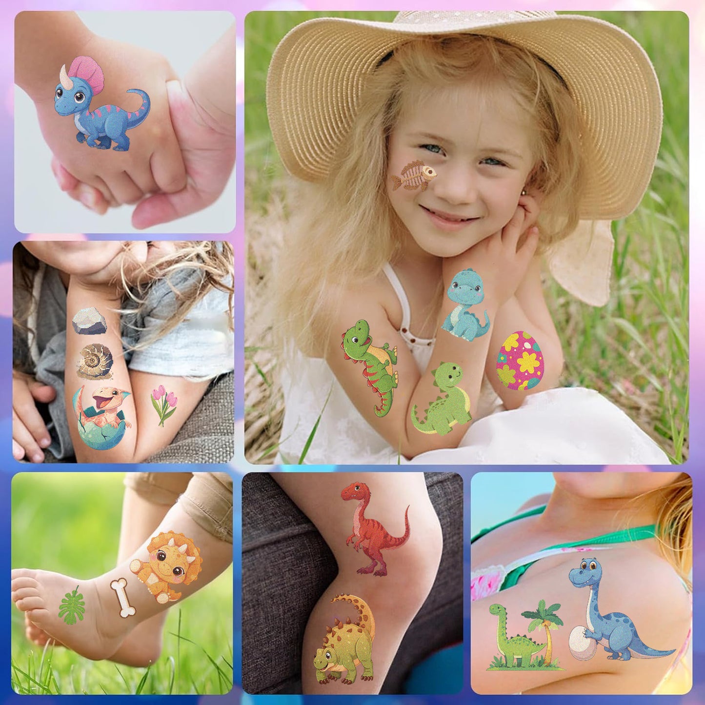 Dinosaur Waterproof Temporary Tattoo Stickers