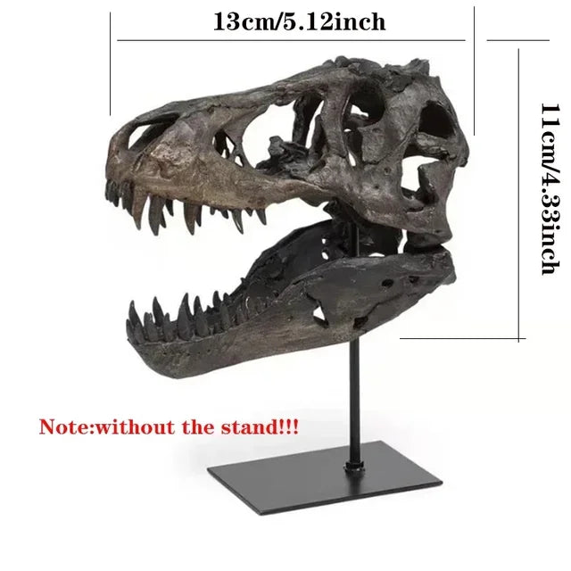 DINOSAUR SKULL CRAFTS RESIN ANIMAL SCULPTURE