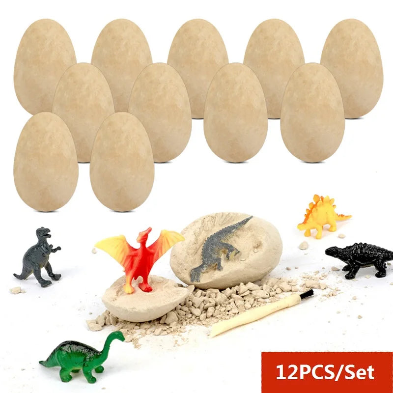 Dinosaur toys Egg Fossil Excavation