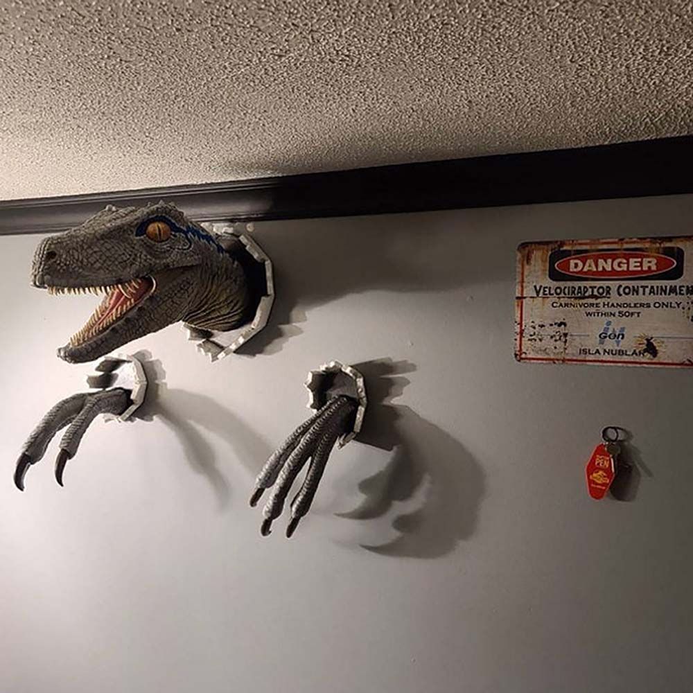 Hot 3D Wall Dinosaur Sculpture