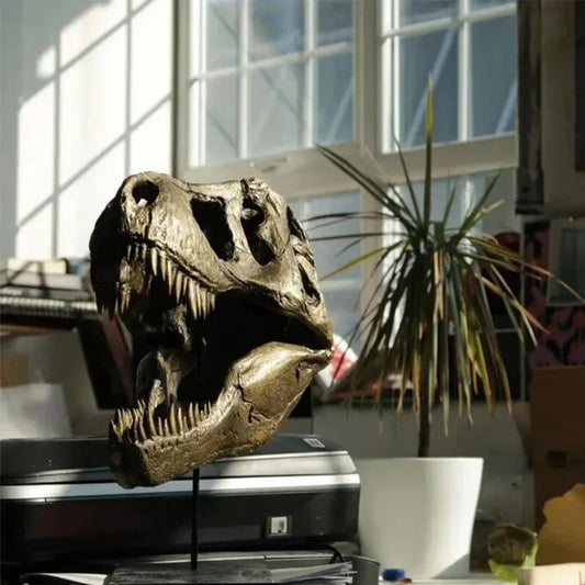 DINOSAUR SKULL CRAFTS RESIN ANIMAL SCULPTURE