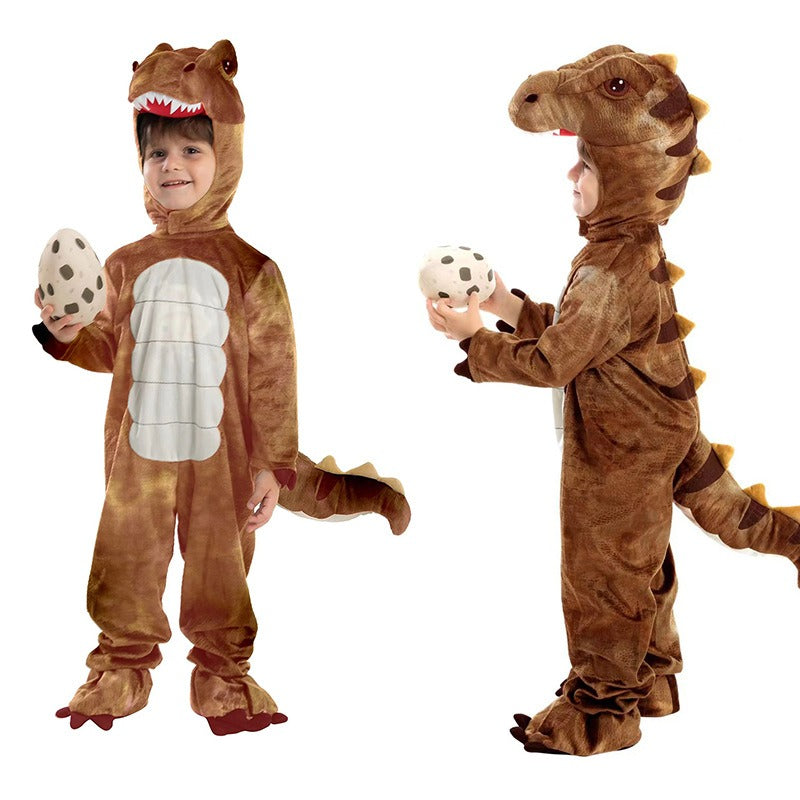 Lifelike T-Rex Dinosaur Onesie/Costume for Kids – Realistic 3D Design & Complete Set