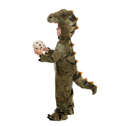 Lifelike T-Rex Dinosaur Onesie/Costume for Kids – Realistic 3D Design & Complete Set