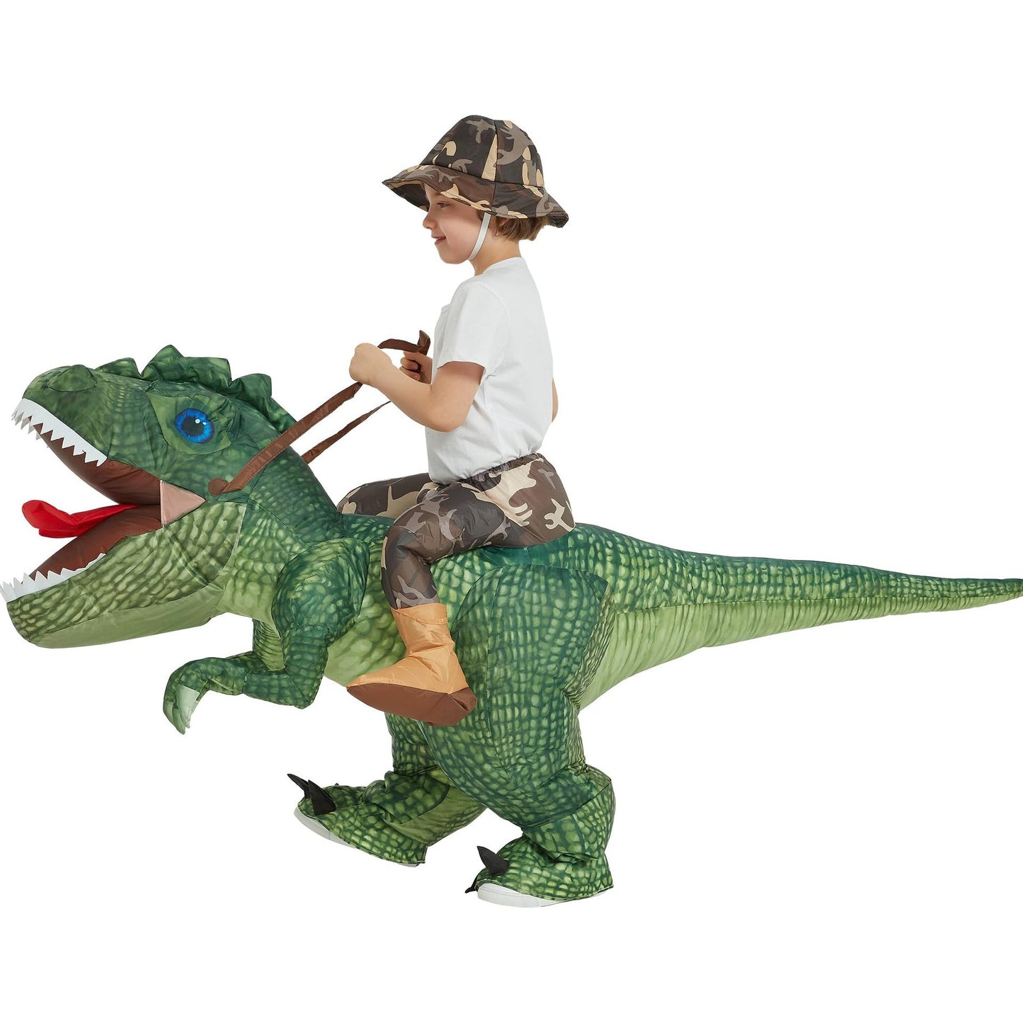 Inflatable Ride-On T-Rex Dinosaur Costume