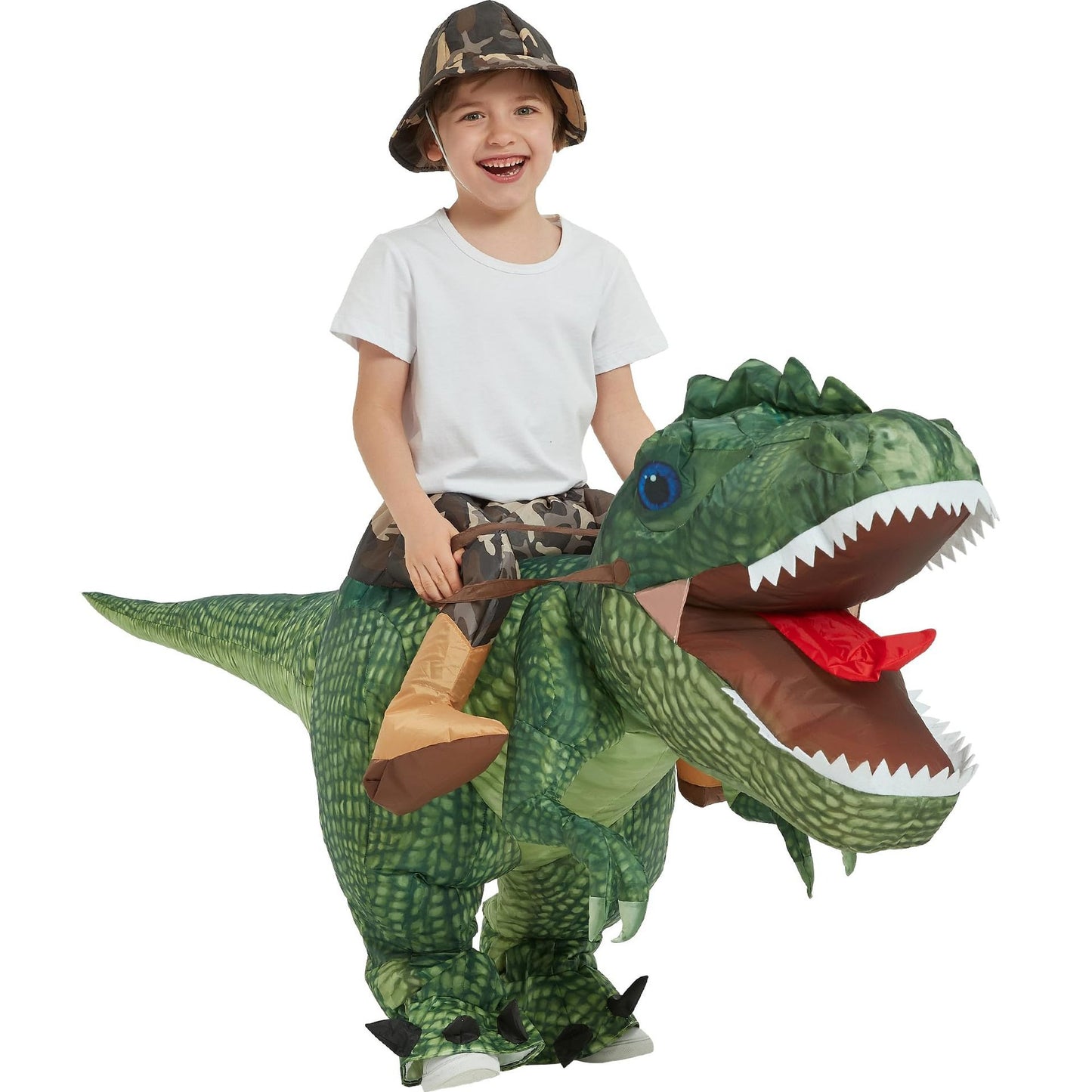 Inflatable Ride-On T-Rex Dinosaur Costume