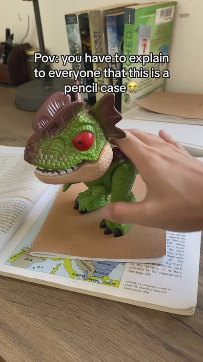 Dinosaur Model Stationery - 5 in 1 Dinosaur Pencil Case Set with Sharpener