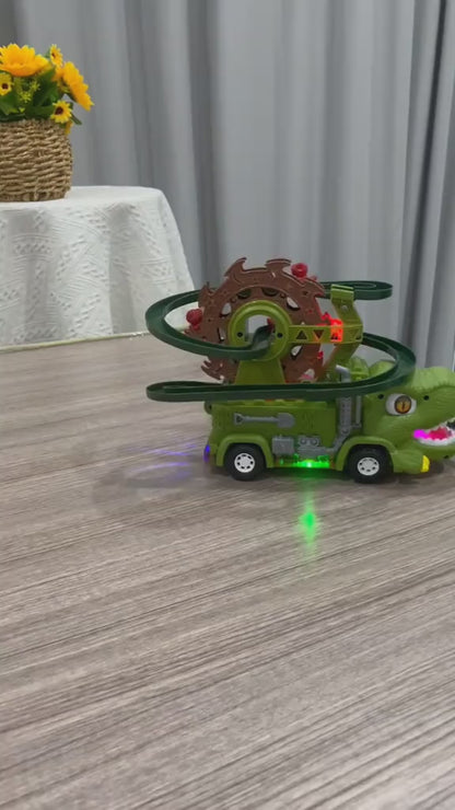 Triceratops electric universal boy toy dinosaur car