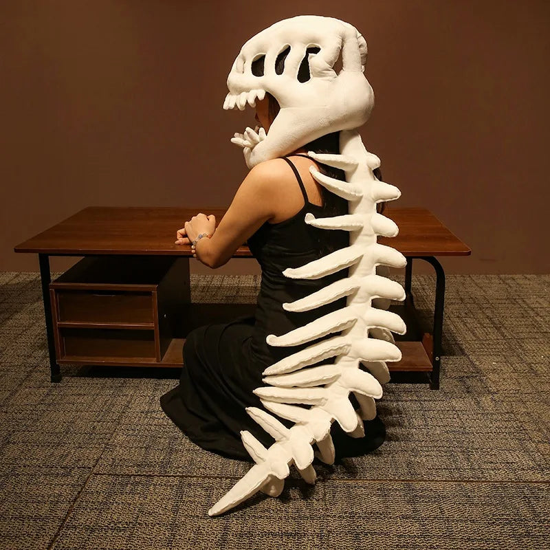 Large Dinosaur Skeleton Plush Toy